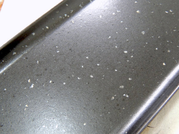 【Flintwood】カリフォルニア製・ミッドセンチュリー・黒色・ヴィンテージ・トレイ/プレート