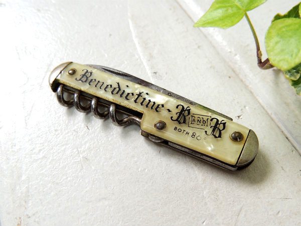 【CAMCO USA】ベネディクティン・ヴィンテージ・ポケットナイフ・オープナー・栓抜き