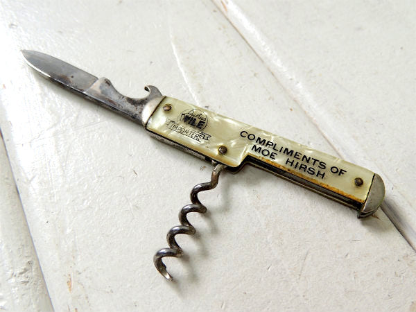 【CAMCO USA】ベネディクティン・ヴィンテージ・ポケットナイフ・オープナー・栓抜き