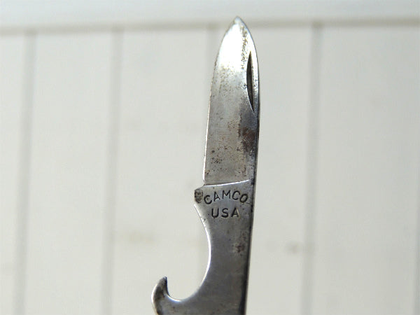 【CAMCO USA】ベネディクティン・ヴィンテージ・ポケットナイフ・オープナー・栓抜き