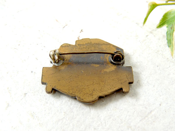 トレーラー TEAMSTERS トラック 労働組合 Truck モチーフ 1950's~ ヴィンテージ ブローチ アクセサリーUSA アメ車