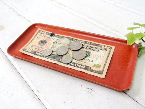 【Flintwood】カリフォルニア製・オレンジ色・ヴィンテージ・トレイ/プレート②