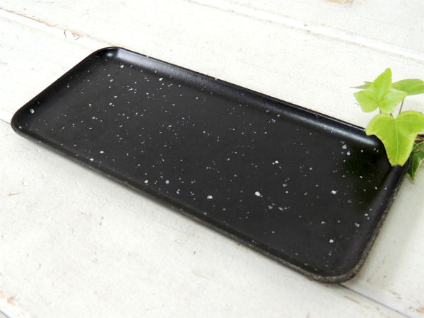 【Flintwood】カリフォルニア製・ミッドセンチュリー・黒色・ヴィンテージ・トレイ/プレート②