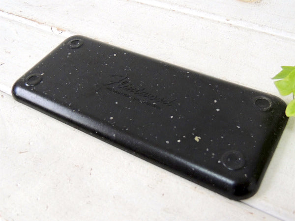 【Flintwood】カリフォルニア製・ミッドセンチュリー・黒色・ヴィンテージ・トレイ/プレート②