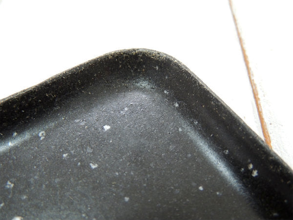 【Flintwood】カリフォルニア製・ミッドセンチュリー・黒色・ヴィンテージ・トレイ/プレート②