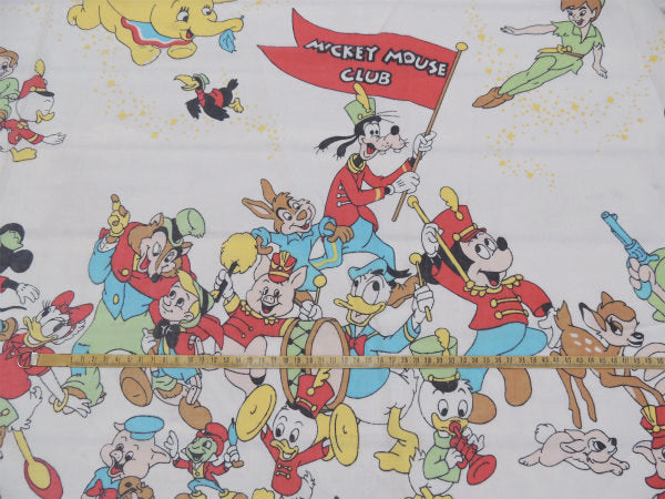 【ミッキーマウスクラブ】バンビ&ピーターパン柄・ヴィンテージ・ユーズドシーツ(ボックスタイプ)