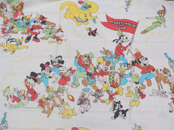 【ミッキーマウスクラブ】バンビ&ピーターパン柄・ヴィンテージ・ユーズドシーツ(ボックスタイプ)