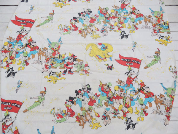 【ミッキーマウスクラブ】バンビ&ピーターパン柄・ヴィンテージ・ユーズドシーツ(ボックスタイプ)