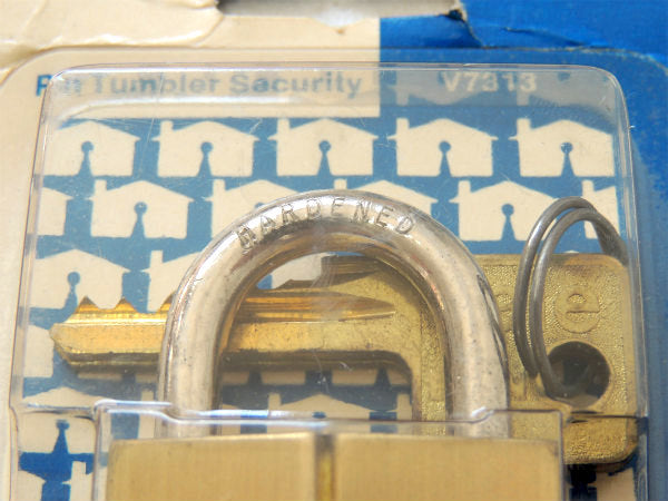 Yale USA KEYデッドストック・セキュリティ・ビンテージ・南京錠・パッドロック・真鍮 鍵