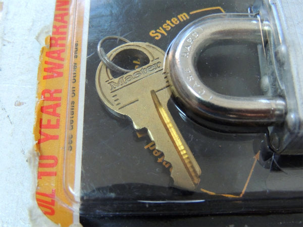 【Master・マスターロック】デッドストック・ビンテージ・南京錠・パッドロック・真鍮鍵2本