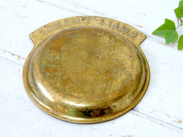 【SMALL CHANGE】USA・真鍮製・アンティーク・ポケットチェンジ・トレイ/マネートレイ