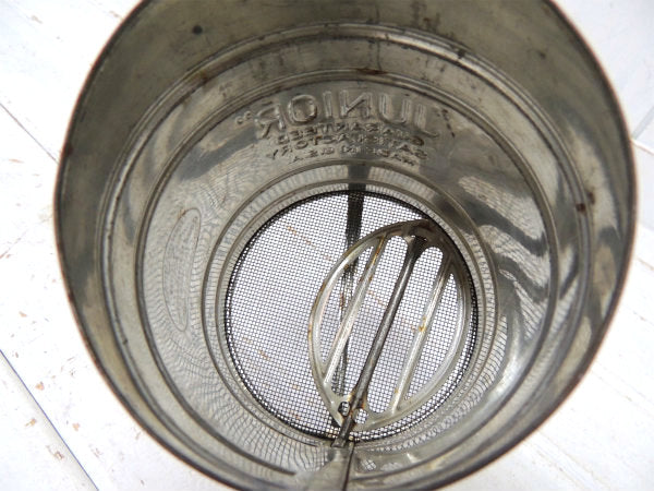 【JUNIOR】シャビーなブリキ製・ヴィンテージ・シフター/粉ふるい USA