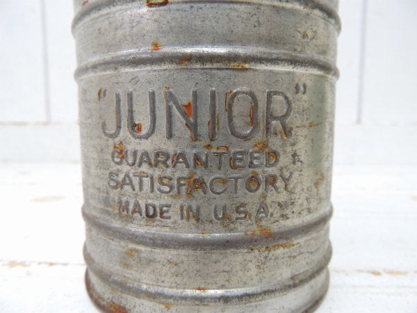 【JUNIOR】シャビーなブリキ製・ヴィンテージ・シフター/粉ふるい USA