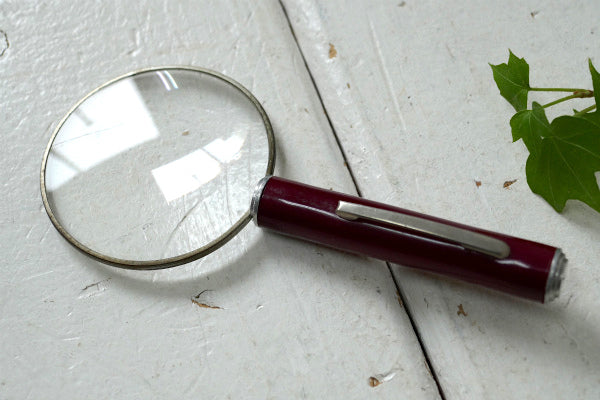 万年筆型・ペン型・ヴィンテージ・ルーペ・虫眼鏡・ステーショナリー・シカゴ・USA