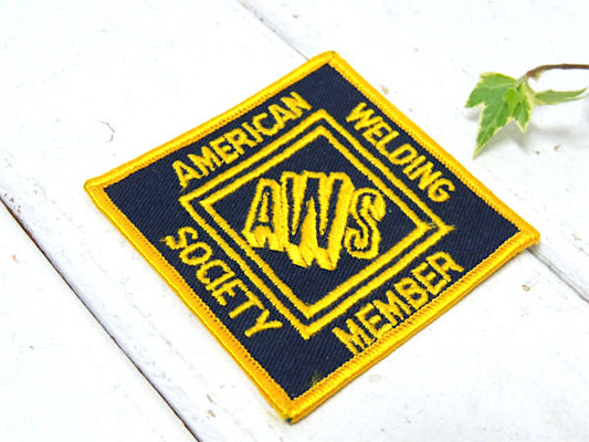 AWS・AMERICAN 溶接・メンバー・ヴィンテージ・刺繍・ワッペン・パッチ・デッドストック