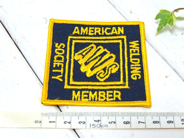 AWS・AMERICAN  溶接・メンバー・ヴィンテージ・刺繍・ワッペン・パッチ・デッドストック