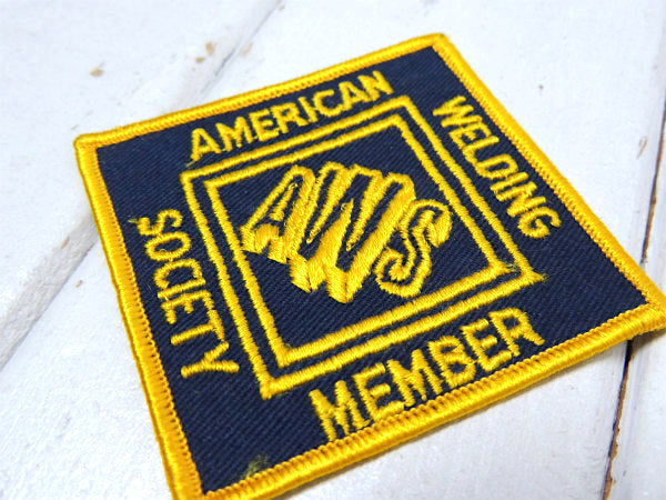 AWS・AMERICAN  溶接・メンバー・ヴィンテージ・刺繍・ワッペン・パッチ・デッドストック