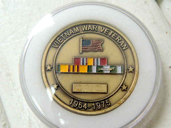 1964-1975 VIETNAM ベトナム　ラオス タイ　カンボジア　ヴィンテージ　ミリタリー　US ARMY アメリカ軍 コイン　ケース付き