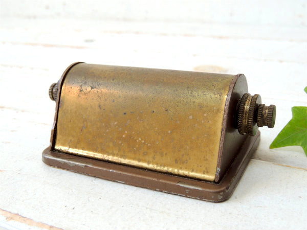 【パークシャーマン・PS】メタル製・アンティーク・デスクカレンダー/卓上カレンダー USA