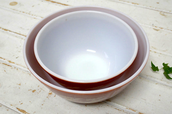 PYREX オールド パイレックス・オータムハーベスト・ミキシングボウル・MLサイズ・2個セット