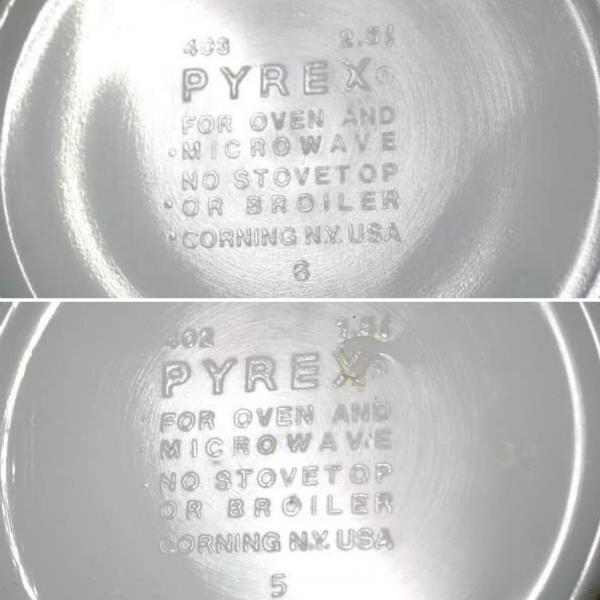 PYREX オールド パイレックス・オータムハーベスト・ミキシングボウル・MLサイズ・2個セット