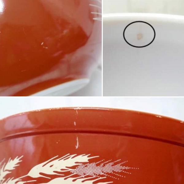 PYREX オールド パイレックス・オータムハーベスト・ミキシングボウル・MLサイズ・2個セット