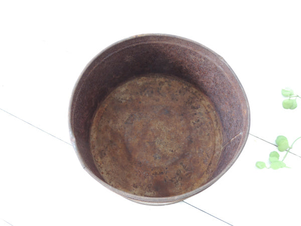 【Breakfast Club COFFEE】ブリキ製・ヴィンテージ・コーヒー缶/ティン缶/イエロー