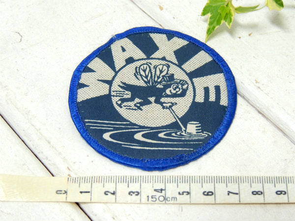 【WAXIE・ミツバチ】企業物・アドバタイジング・ヴィンテージ・キャラクター・ロゴ・ワッペン・パッチ