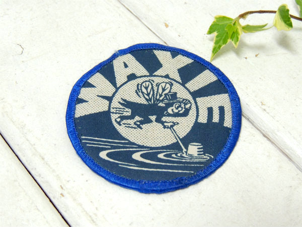 【WAXIE・ミツバチ】企業物・アドバタイジング・ヴィンテージ・キャラクター・ロゴ・ワッペン・パッチ