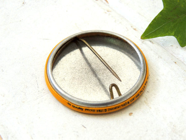 スヌーピーの仲間・ライナス 1964's・ヴィンテージ・缶バッジ・デッドストック・USA