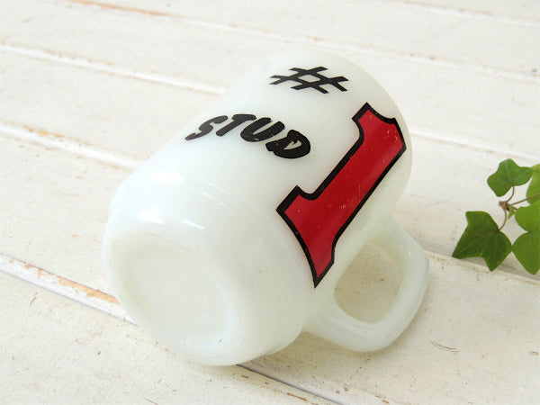 【Fire King】ファイヤーキング・#1 STUD・ヴィンテージ・マグカップ/No.1