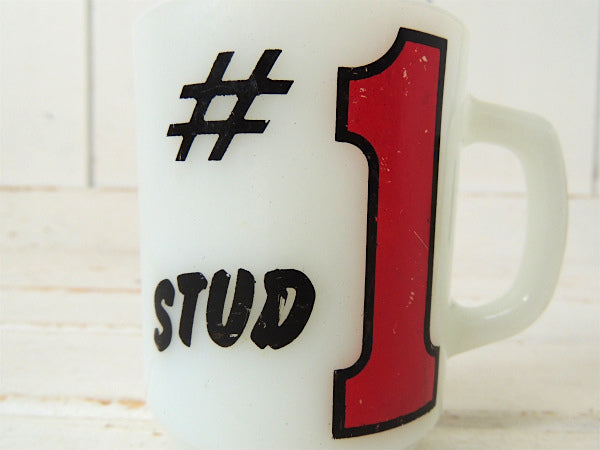 【Fire King】ファイヤーキング・#1 STUD・ヴィンテージ・マグカップ/No.1