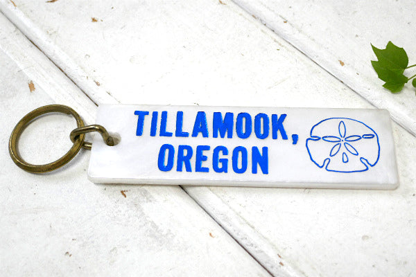 TILLAMOOK・オレゴン州・サンド・ダラー 幸運 デッドストック・ビンテージ・キーホルダー
