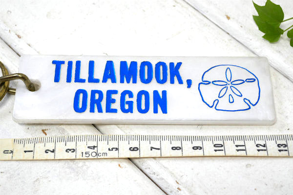 TILLAMOOK・オレゴン州・サンド・ダラー 幸運 デッドストック・ビンテージ・キーホルダー
