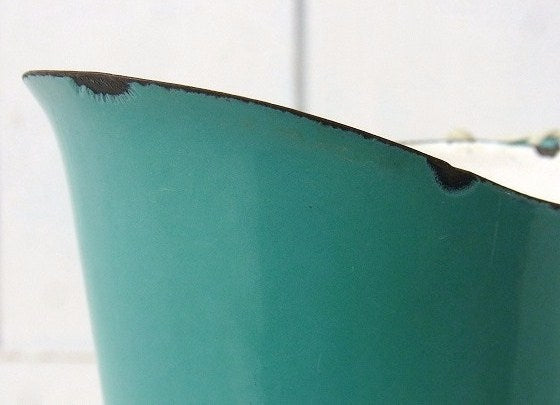 【DANSK】北欧・ダンスク・コベンスタイル・アクア・ホーロー製・ヴィンテージ・ピッチャー/水差し