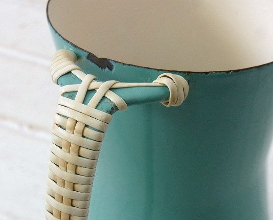 【DANSK】北欧・ダンスク・コベンスタイル・アクア・ホーロー製・ヴィンテージ・ピッチャー/水差し