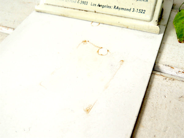 ロサンゼルス BISHOP アドバタイジング ヴィンテージ バインダー クリップボード USA