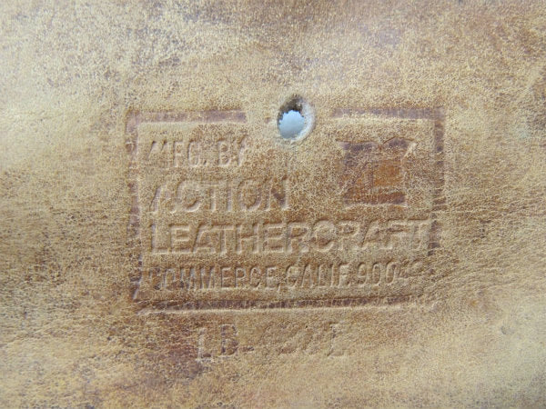 【Action】レザー製・6ポケット・ヴィンテージ・ツールポーチ・工具ベルトポーチ・ツールエプロン