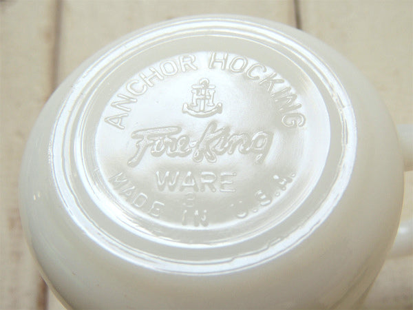 Fire King ファイヤーキング・キディミールタイム・チャイルド マグカップ うさぎ&クマ