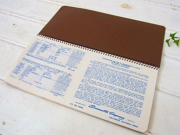 【Scoremaster】バスケットボールのデッドストック・ヴィンテージ・スコアブック/スコア表