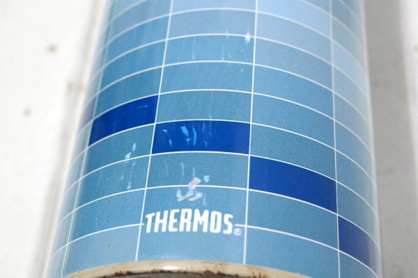 THERMOS・サーモス・ブルーグラデーション・ヴィンテージ・水筒・魔法瓶・スープジャー・1パイント