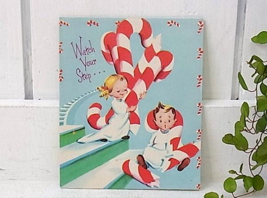 【キャディーケーン】デッドストック・ヴィンテージ・クリスマスカード　USA