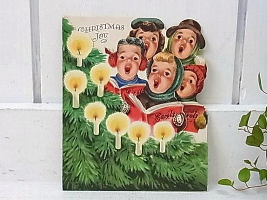 【クリスマスキャロル】デッドストック・ヴィンテージ・クリスマスカード　USA
