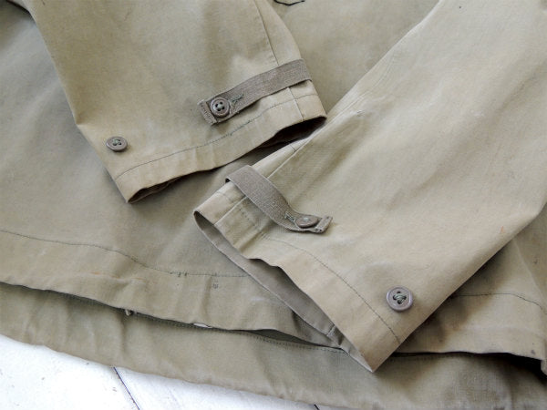 【ヴィンテージ古着】40's・USNavy・ミリタリー・デッキパーカー・Mサイズ・USネイビー