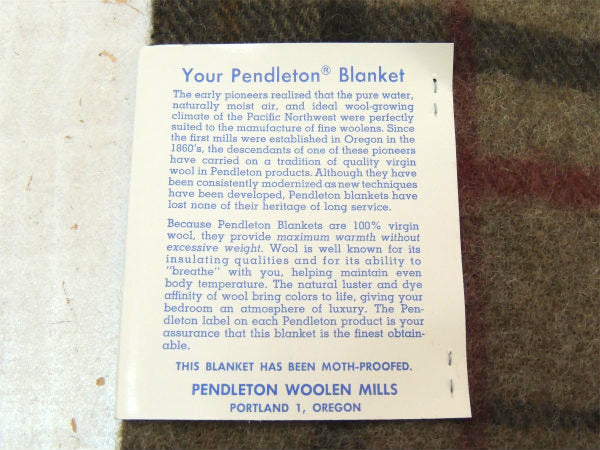 【PENDLETON】ペンドルトン・デッドストック・ヴィンテージ・ブランケット&クッションセット