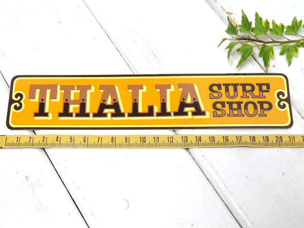 【THALIA/ラグナビーチ】サーフショップ・カリフォルニア限定・ステッカー/ブラウン②