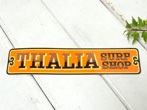 【THALIA/ラグナビーチ】サーフショップ・カリフォルニア限定・ステッカー/オレンジ