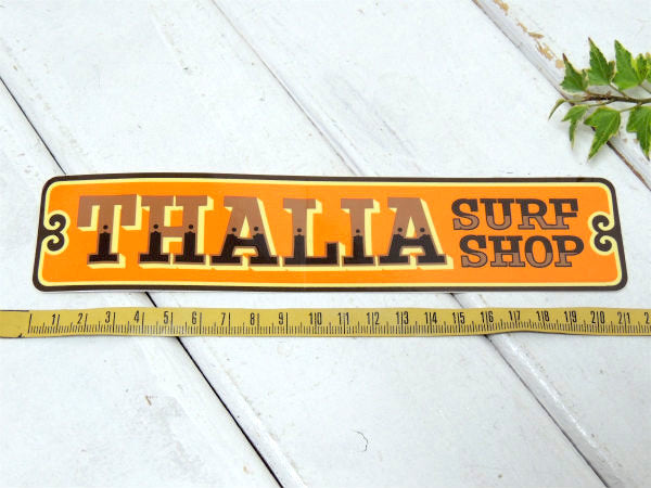 【THALIA/ラグナビーチ】サーフショップ・カリフォルニア限定・ステッカー/オレンジ