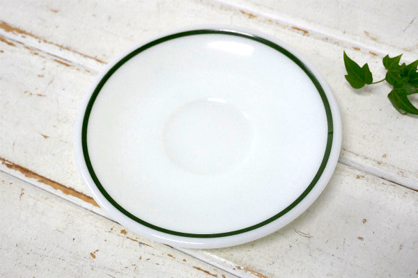 【オールドパイレックス×コーニング】グリーンライン・ヴィンテージ・カップ&ソーサー・食器②