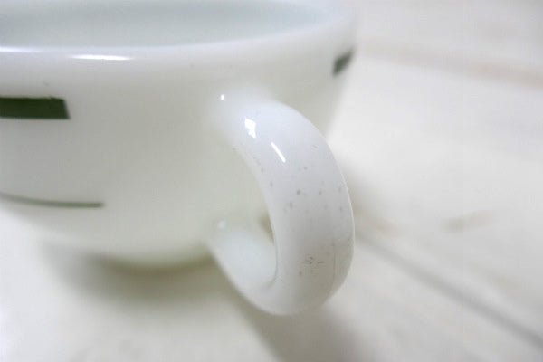 【オールドパイレックス×コーニング】グリーンライン・ヴィンテージ・カップ&ソーサー・食器②